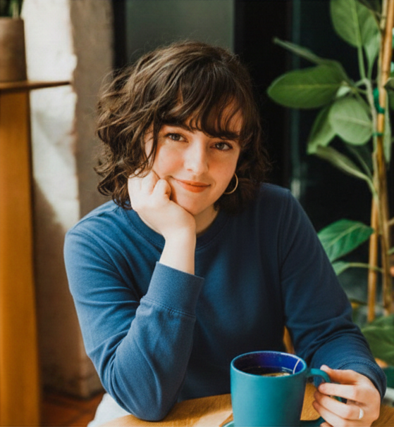 Hosting Wordpress gestionado, diseño y mantenimiento web con Open Land 1 coffee-with-girl-jersey-azul